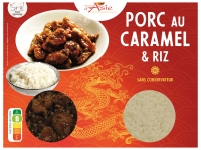 Porc au caramel et riz 4.49 €