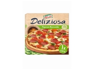 Pizza pepperoni mozzarella et pesto