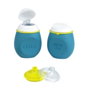 SÉlection Oxybul Lot de 2 gourdes Babysqueez bleu