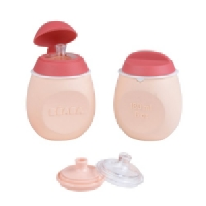 SÉlection Oxybul Lot de 2 gourdes Babysqueez rose