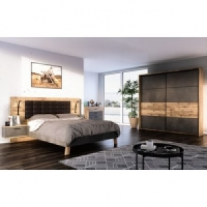 L.231 cm RICCIANO imitation chêne béton gris 689.99 €