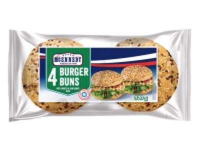 4 pains pour hamburger aux céréales 1.19 €
