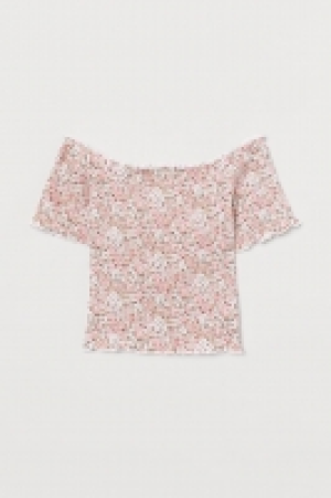 Top épaules nues smocké 5.99 €