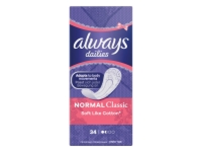 Always protèges slips 1.39 €
