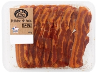 Poitrine de porc tex mex 4.49 €