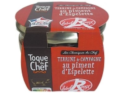 Terrine de campagne au piment dEspelette Label Rouge 1.85 €