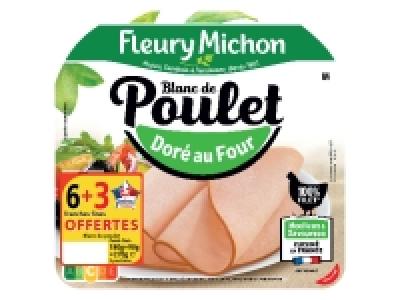 Fleury Michon blanc de poulet doré au four 1.79 €