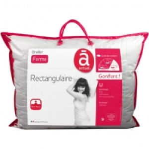 ACTUEL Oreiller ferme enveloppe 100% coton