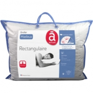 ACTUEL Oreiller moelleux enveloppe 100% coton