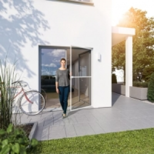 Kit moustiquaire pour cadre de porte 100 x 210 cm Blanc INSECT PROTECT