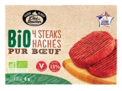 Steaks hachès Bio 4.49 €