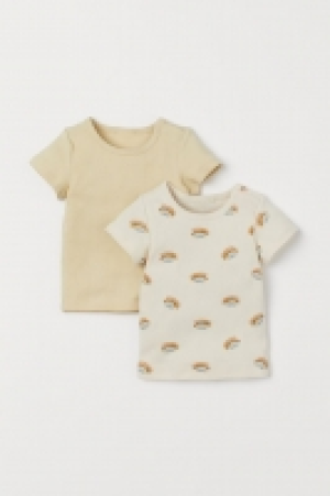 Lot de 2 T-shirts en coton 8.99 €