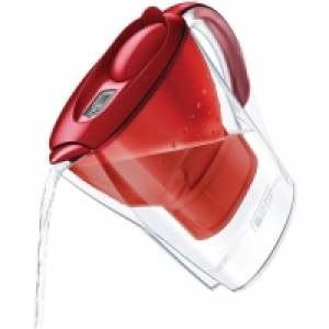 Auchan Brita BRITA Carafe filtrante MARELLA Rouge + 2 cartouches MAXTRA+