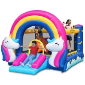 HAPPY HOP Aire de jeux Licorne avec Lumi&egrave;re et son