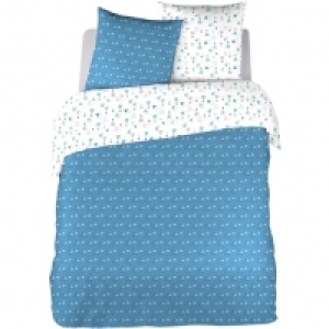 Parure housse de couette fantaisie en coton 57 fils motifs triangles A 34.90 €