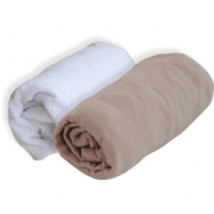 POYET MOTTE Lot de 1 Drap-housse jersey + 1 al&egrave;se polyur&eacute;thane 60x120  17.90&nbsp;&euro;