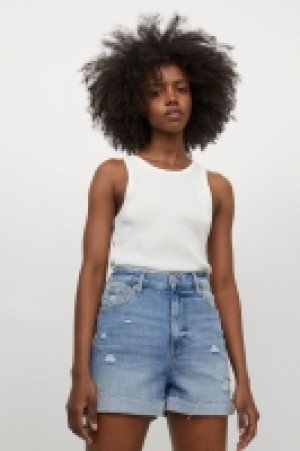HM  Short en jean Mom Ultra High