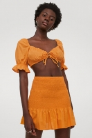 Crop top à manches bouffantes 3.99 €