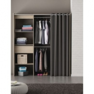 MOKA rideau gris imitation chêne brossé 144.99 €