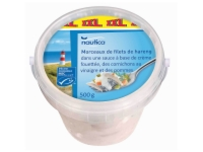 Lidl  Bouchées de hareng MSC à la crème et au concombre