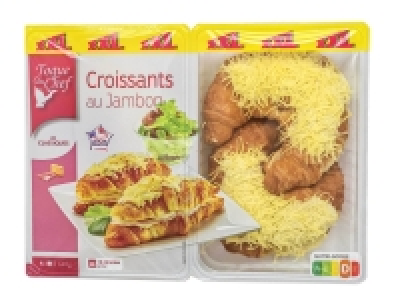 4 croissants jambon fromage 2.59 €