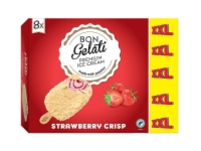 8 bâtonnets glacés fraise-chocolat blanc 2.99 €