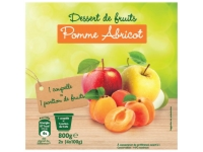 Lidl  Dessert pomme abricot