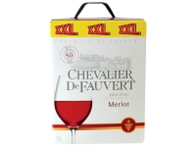 Pays dOc Merlot Chevalier de Fauvert IGP BIB 5 L 8.99 €