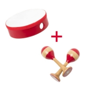 CrÉation Oxybul Lot Tambourin et paire de maracas
