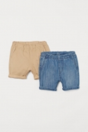 Lot de 2 shorts en coton 8.99 €
