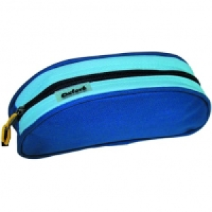 Auchan Oxford OXFORD Trousse ovale 1 compartiment bleu ciel OXFORD STRIKE OUT