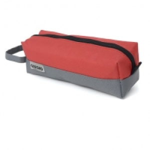 OXFORD Trousse rectangle rouge et grise