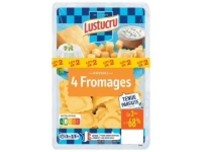 Lustucru ravioli 4 fromages 2.63&nbsp;&euro;