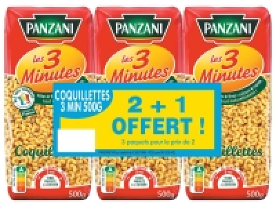 Panzani coquillettes cuisson rapide 1.74&nbsp;&euro;