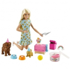 Auchan Barbie BARBIE Coffret Barbie Anniversaire des chiens