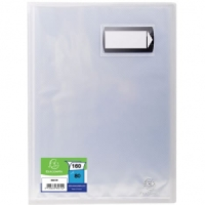 Auchan Exacompta EXACOMPTA Porte-vues A4 160 vues Crystal blanc