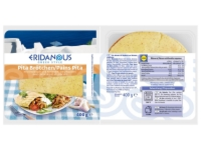 Petits pains pita ail et coriandre 1.29 €