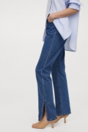 HM  Straight High Split Jeans