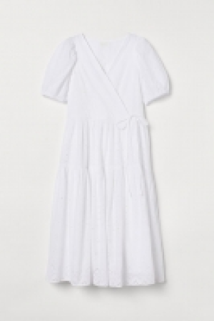 HM  Robe en coton brodée