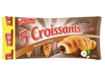 Lidl  5 croissants fourrée à la noisette