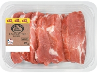 Côtes de porc échine sans os 6.99 €