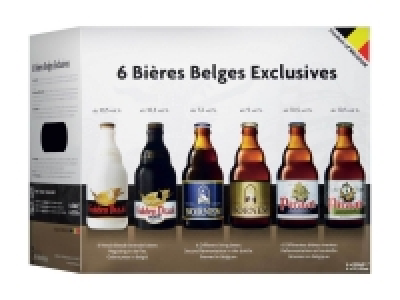 Coffret de 6 bières belges exclusives 7.99 €