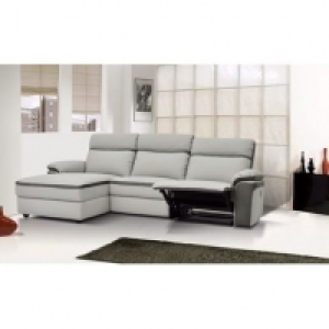 méridienne gauche WILLY PU et microfibre gris clair 999.00 €