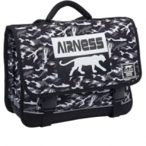 AIRNESS Cartable 41 cm noir et blanc AIRNESS LIBERTY