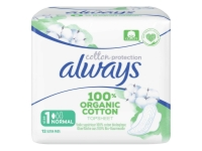 Always serviettes en coton bio 1.97 €