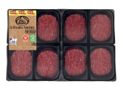16 steaks hachés pur boeuf 7.18 €