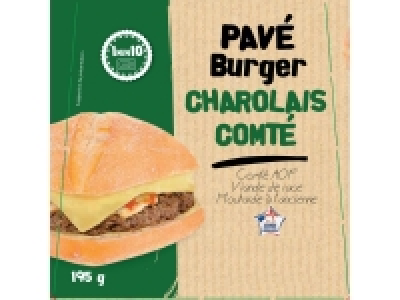 Burger pavé charolais au Comté 2.19 €