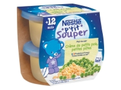 Nestlé Ptit souper crème de petits pois, petites pâtes 1.32 €