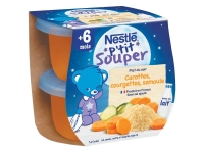 Nestlé Ptit souper carottes, courgettes, semoule 1.29 €