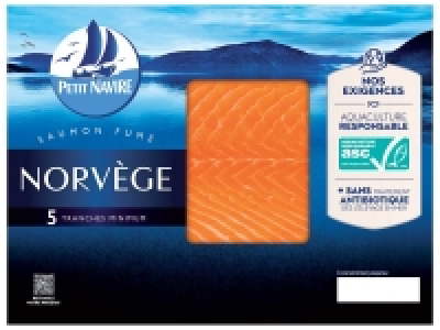 Petit Navire saumon ASC fumé de Norvège 3.99 €